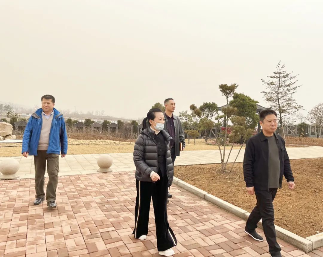 市民政局莅临辽宁福山公墓视察指导工作